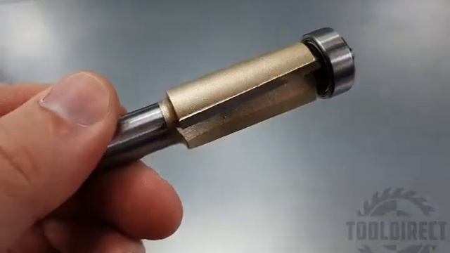 Фреза обгонная (нижний подшипник) наклонное лезвие Z2 D=19.05x38.1x92 S=12 ARDEN 151287A
