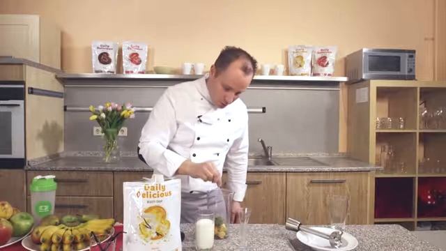 Очень вкусный и полезный Банановый коктейль Дейли Дел