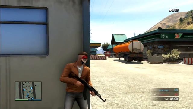 GTA 5 Online - Deathmatch | Опитваме се да взривим цистерна