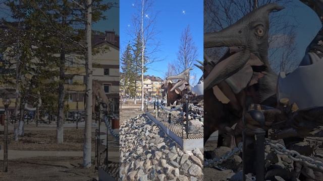 жить в городе за Полярным кругом. Ямало-Ненецкий АО Лабытнанги. ЖизньСеверян. 2025. Сквер Орбита