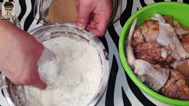 Хрустящая курица в кляре за 20 минут .Кляр для Курицы . С