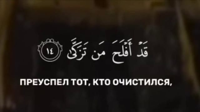 Сура 87 "Аль-А'ля" красивое чтение Корана | Чтец: Мухаммад Люхайдан