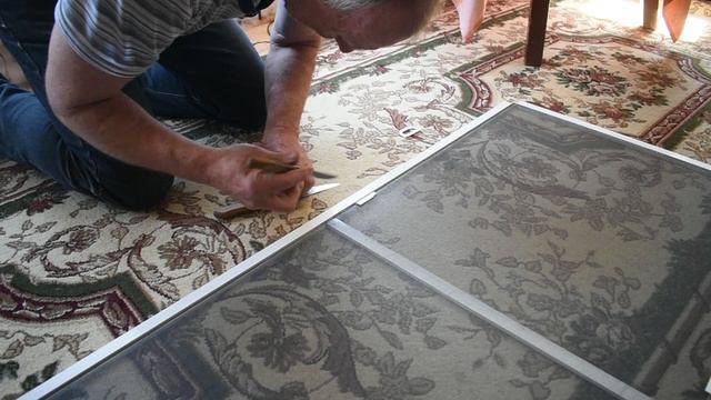 Ремонт москитной сетки для евроокон своими руками.
