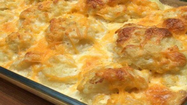 Запеченная цветная капуста с сыром