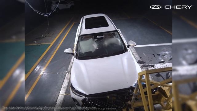 Флагманский кроссовер TIGGO 9 прошёл серию краш-тестов по стандартам Euro NCAP
