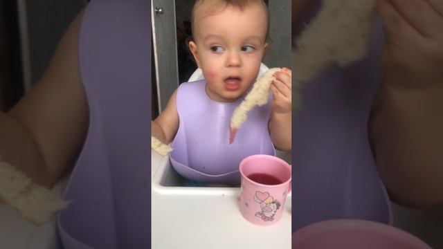 Клюквенный морс с хлебушком