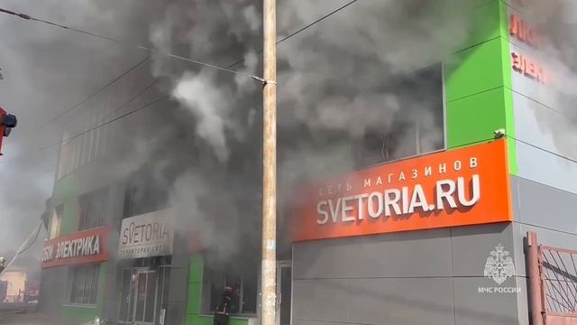 Пожар город Калуга 28.05.2025г.