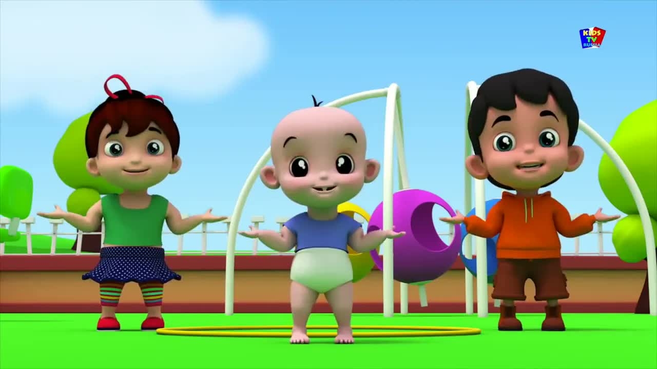 Детские песенки, колеса у автобуса, the wheels on the bus go, little panda, kids club