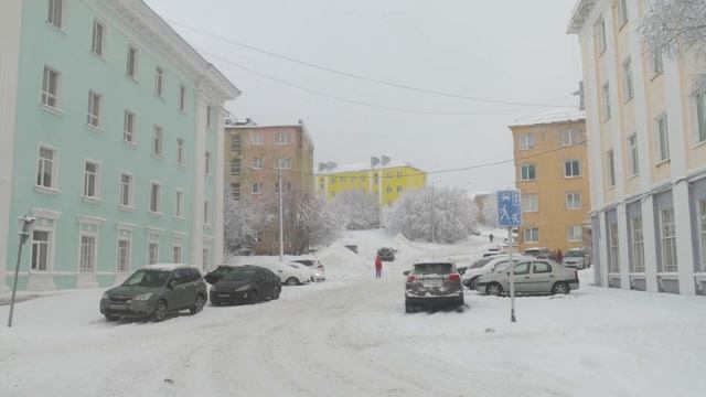 Сильные морозы в Заполярье