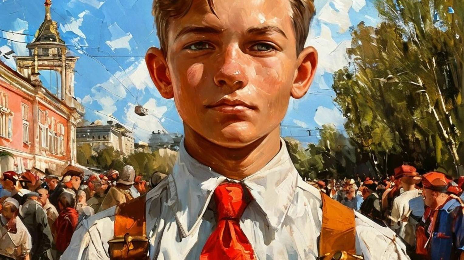 Красный галстук!