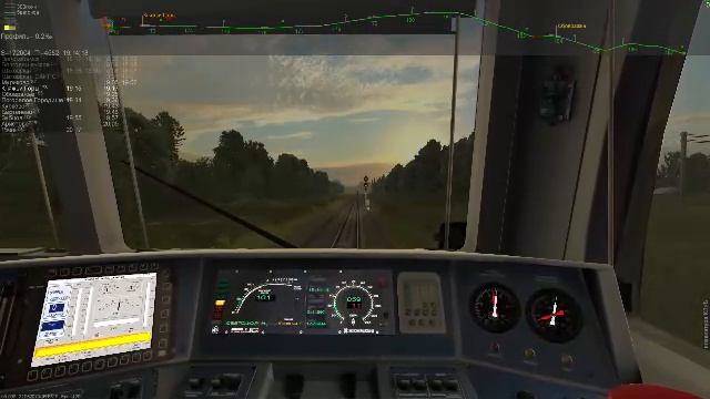 ZDsimulator / Скоростные поезда №№ 7028/7025 Москва-Волоколамск (Теплоласточка) ТЭП70БС-216