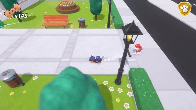 Paw Patrol Mighty Pups Save Adventure Bay. Мощная игра на двоих))