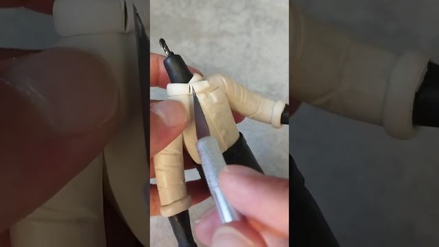 ✂️ Эдвард из фильма "Эдвард руки-ножнцы". Лепка пласти