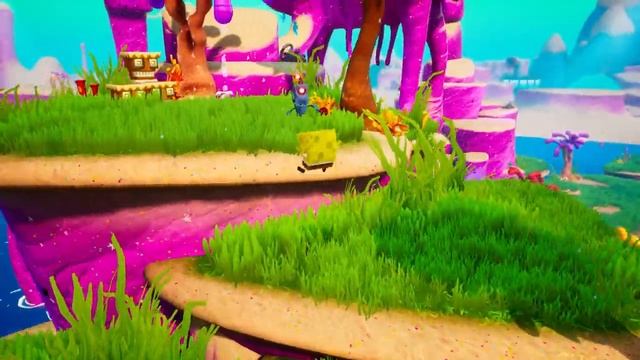 Прохождение Игры SpongeBob SquarePants - Миссия Санди: Научные изобретения и сражения
