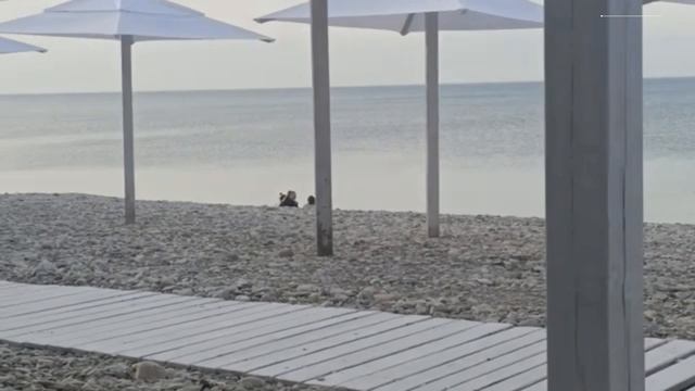 Небуг Туапсинский район сегодня 28 мая 2025. Обстановка на пляже. Море и погода. Краснодарский край