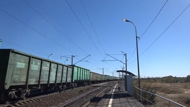ВЛ80С-2212 с полувагонами