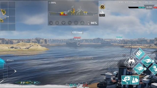 Обзор Линкора Советский Союз War Thunder Mobile