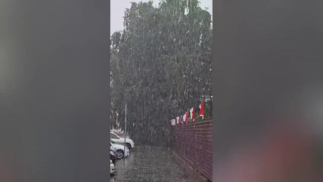 Майский снегопад в Горно-Алтайске