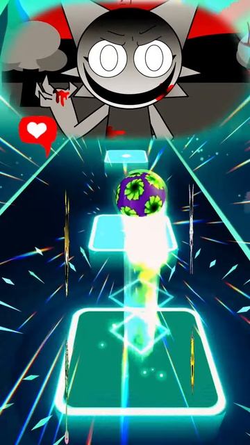 OX_pB5q__q8 - Incredibox Sprunki ep2 Digital circus theme song Tiles Hop #tileshopshorts #fascinatin