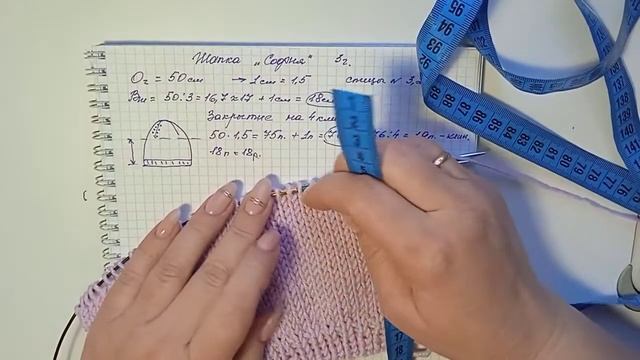 Детская шапка спицами  "Единорожка"#шапкаспицами #шапкаспицами #детскаяшапка