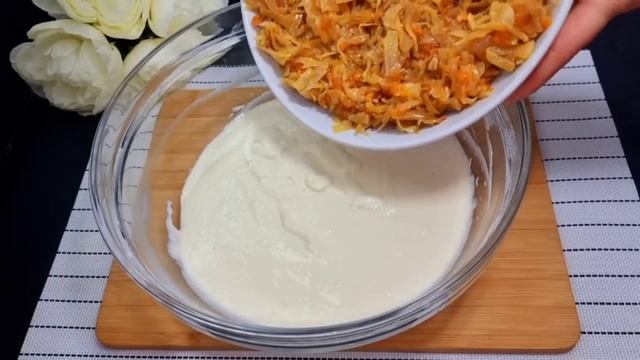 ВЗБИВАЙТЕ КАПУСТУ с КЕФИРОМ ❗ВКУСНЕЕ в ЖИЗНИ НЕ ЕЛА! М