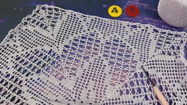 41 ряд салфетки «Цветочная»