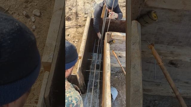 Установка опалубки
