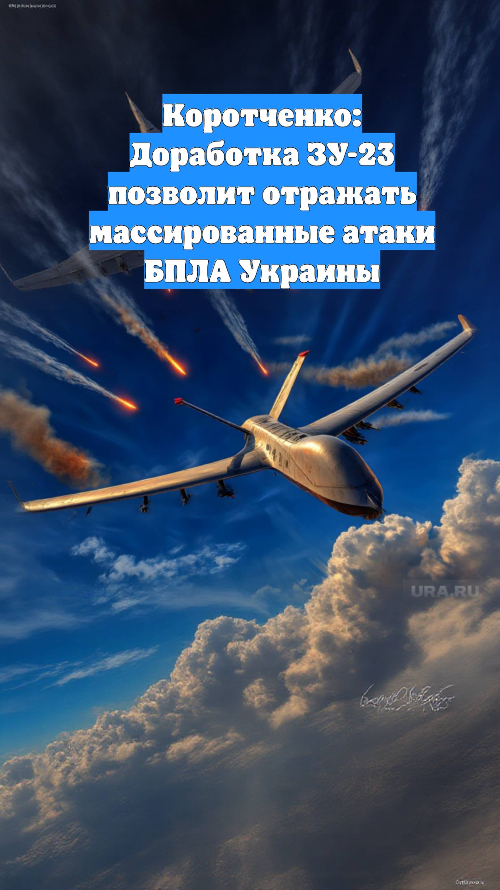 Коротченко: Доработка ЗУ-23 позволит отражать массированные атаки БПЛА Украины