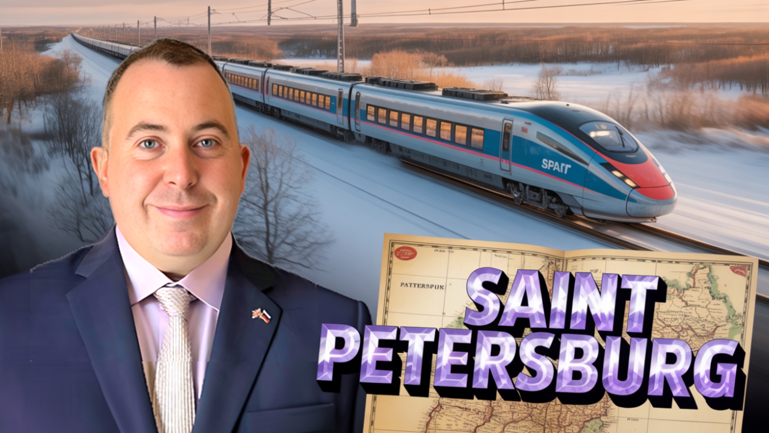 Russia’s Venice!  Sapsan Train + River Cruise in Stunning Saint Petersburg