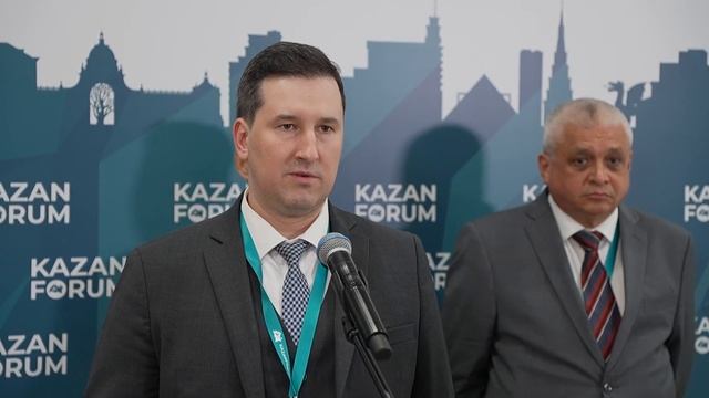 Пресс-подход по итогам секции для РБК Татарстан