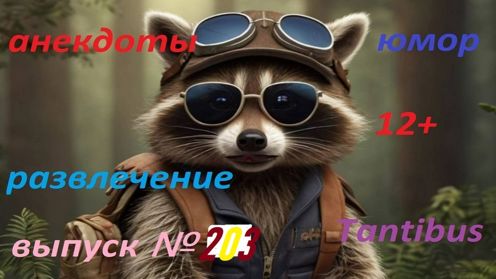 Енот пушок рассказывает анекдоты №203