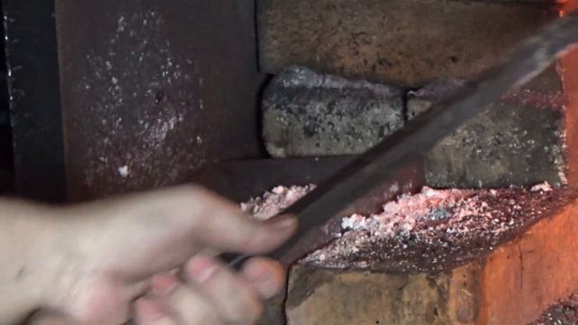 137 Красивый клинок из сложного дамаска