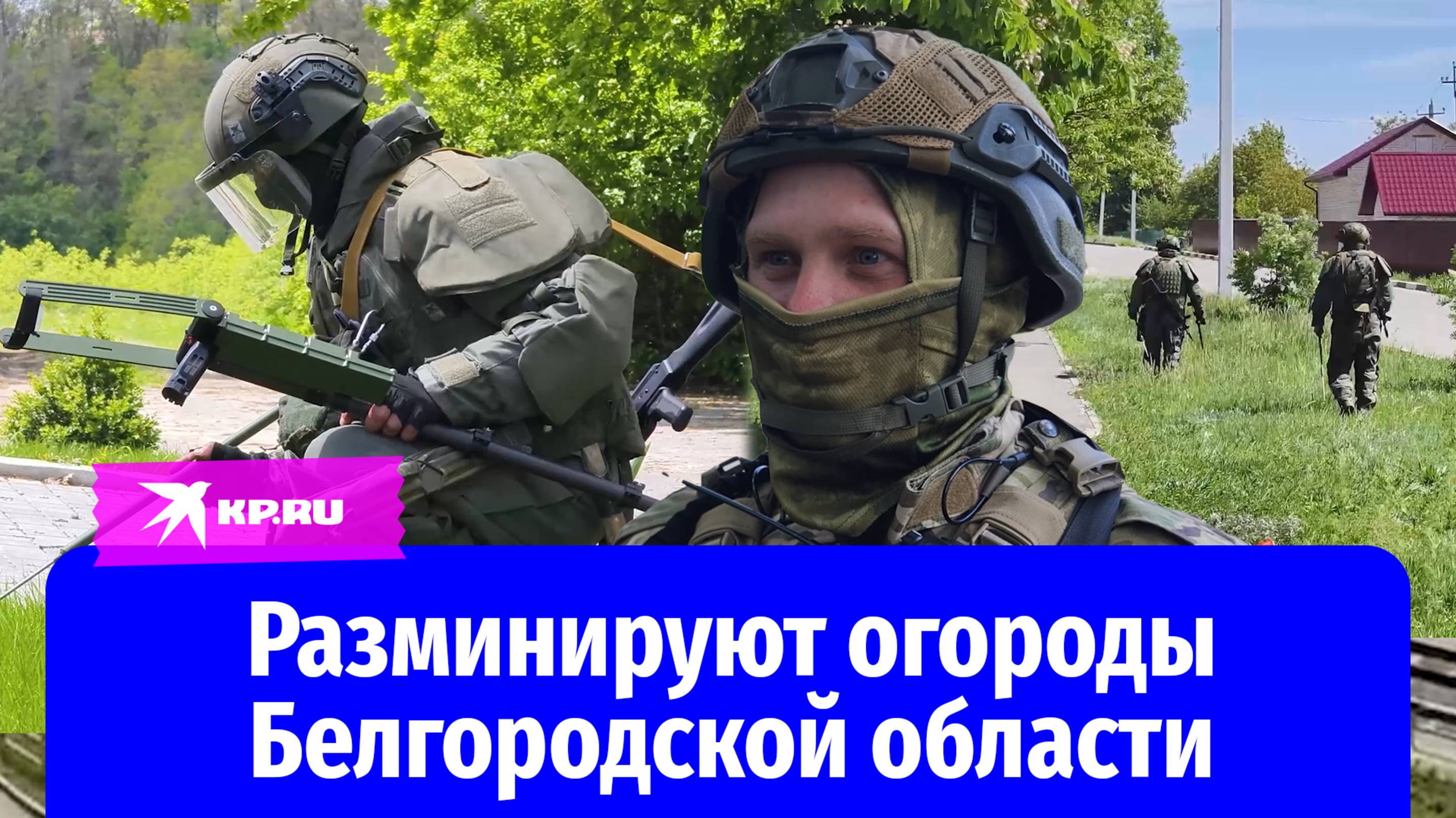 В Белгородской области разминируют огороды, дома и дороги