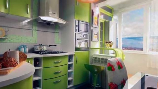 СОВМЕЩЕНИЕ БАЛКОНА С КУХНЕЙ , ГОСТИНОЙ , СПАЛЬНЕЙ   #