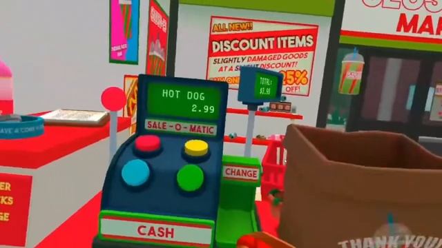 Первое видео в Vr играем в Вмртуальной реальности в Job Simulaitor! Mister Homiak | Мистер Хомяк