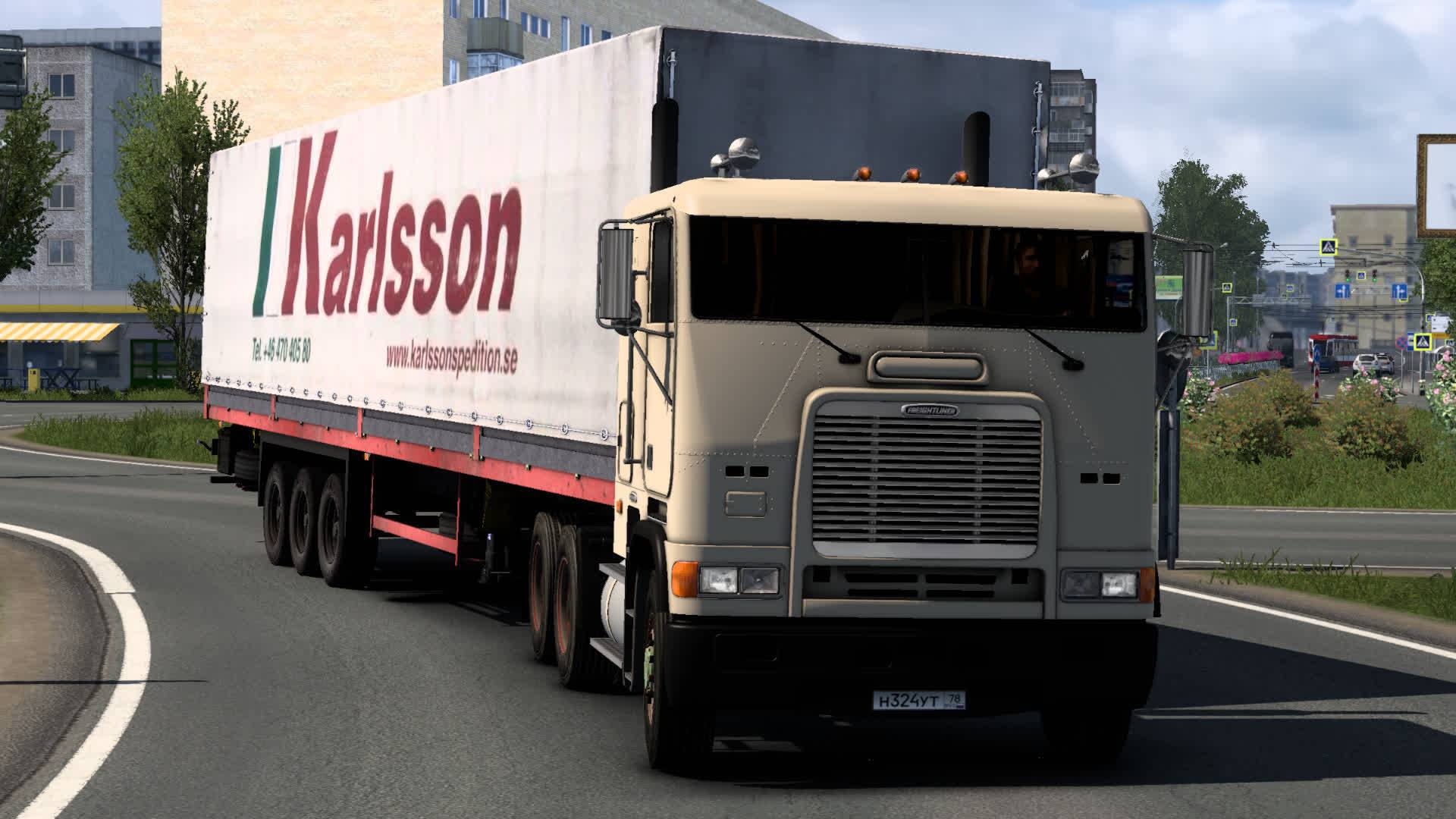 312 / ETS 2 1.53 / Русская сборка / Freightliner FLB / Новые горизонты)))