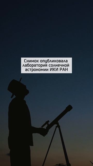 Огромную "птицу" заметили над солнцем!