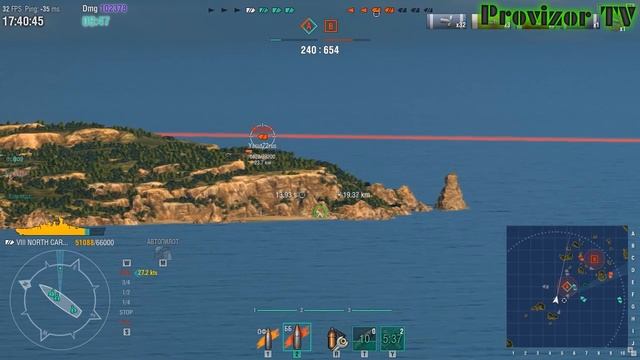 World of Warships: Северная Каролина, Вытащил то что не вытаск?