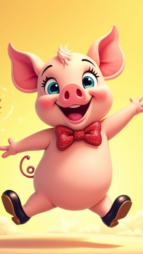 Детская песня - Забавный Поросенок