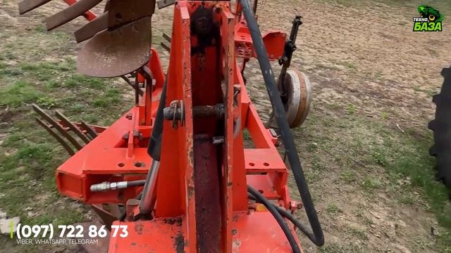 Плуг для МТЗ 👉 3 корпуси 🔥 Kuhn 110 рама ✅ Технобаза