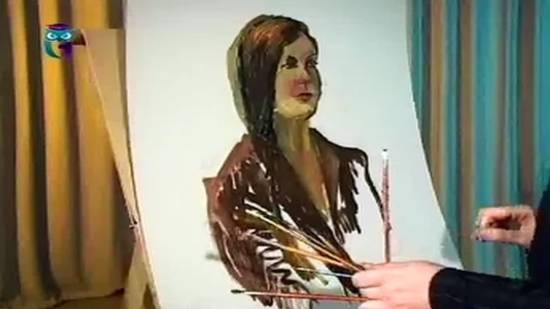 Уроки рисования # 39. Рисуем погрудный портрет Кати