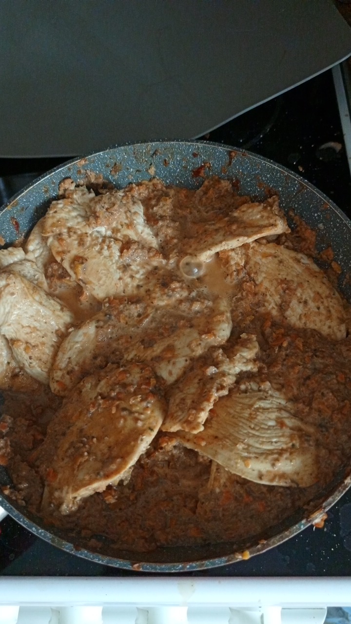 отбивные с овощами