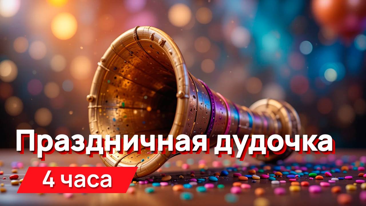 Звуки для соседей - праздничная дудочка с промежутками