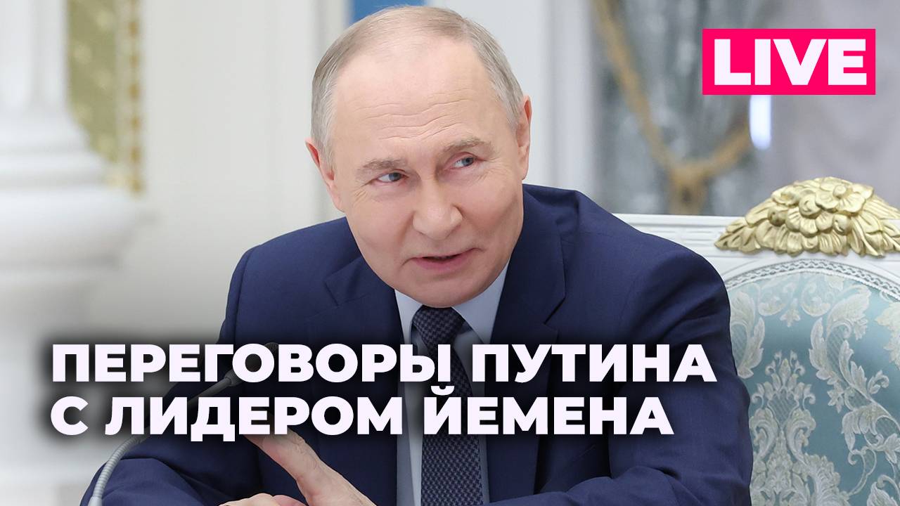 Переговоры Владимира Путина с председателем руководящего президентского совета Йемена