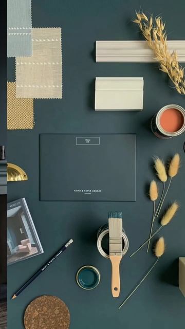 Kigali от paint and paper library - цвет черненого денима #дизайнинт?