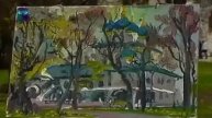 Уроки рисования # 42. Рисуем картину "Храм Казанской Иконы Божией Матери" в Коломенском