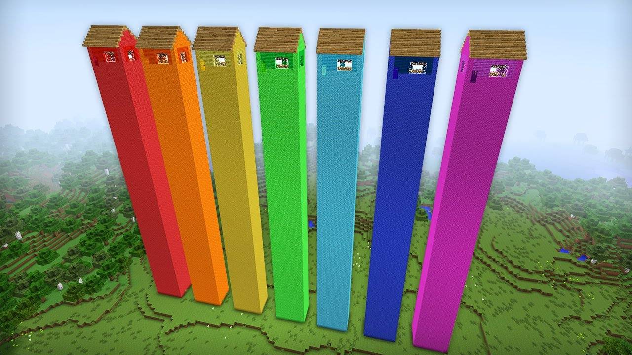ВЫБЕРИ ПРАВИЛЬНЫЙ НЕБОСКРЁБ ЧТОБЫ ВЫЖИТЬ В МАЙНКРАФТ  Компот Minecraft