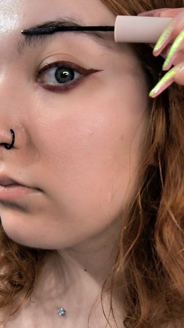 Burgundy makeup?