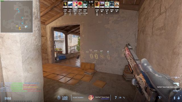 Counter-strike2 Эйс Миша Инферно