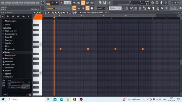 КАК СДЕЛАТЬ БИТ BABY MELO - ОРВИ В FL STUDIO 21 ЗА 1 МИНУТУ